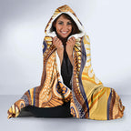 Kookaburra Australia Indigenous Art Hooded Blanket