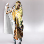 Kookaburra Australia Indigenous Art Hooded Blanket