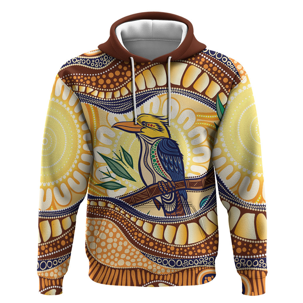 Kookaburra Australia Indigenous Art Hoodie