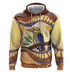 Kookaburra Australia Indigenous Art Hoodie