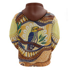 Kookaburra Australia Indigenous Art Hoodie