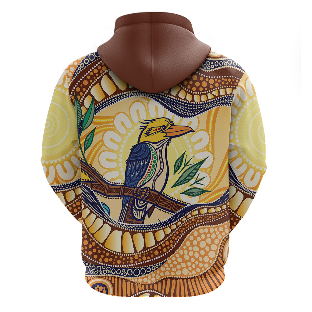Kookaburra Australia Indigenous Art Hoodie