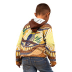 Kookaburra Australia Indigenous Art Kid Hoodie