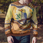 Kookaburra Australia Indigenous Art Ugly Christmas Sweater