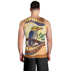 Kookaburra Australia Indigenous Art Men Tank Top