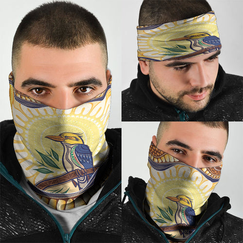 Kookaburra Australia Indigenous Art Neck Gaiter