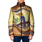 Kookaburra Australia Indigenous Art Padded Jacket
