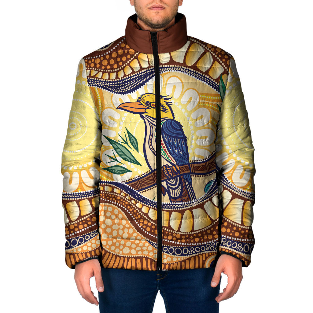 Kookaburra Australia Indigenous Art Padded Jacket