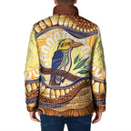 Kookaburra Australia Indigenous Art Padded Jacket