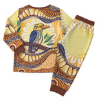 Kookaburra Australia Indigenous Art Christmas Pajama Set
