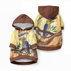 Kookaburra Australia Indigenous Art Pet Hoodie