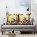 Kookaburra Australia Indigenous Art Pillow Cover