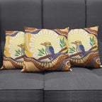 Kookaburra Australia Indigenous Art Pillow Cover