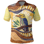 Kookaburra Australia Indigenous Art Polo Shirt