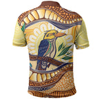 Kookaburra Australia Indigenous Art Polo Shirt