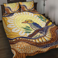Kookaburra Australia Indigenous Art Quilt Bed Set