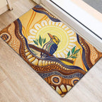 Kookaburra Australia Indigenous Art Rubber Doormat