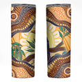 Kookaburra Australia Indigenous Art Skinny Tumbler