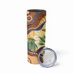 Kookaburra Australia Indigenous Art Skinny Tumbler