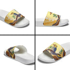 Kookaburra Australia Indigenous Art Slide Sandals