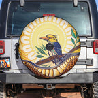 Kookaburra Australia Indigenous Art Spare Tire Cover