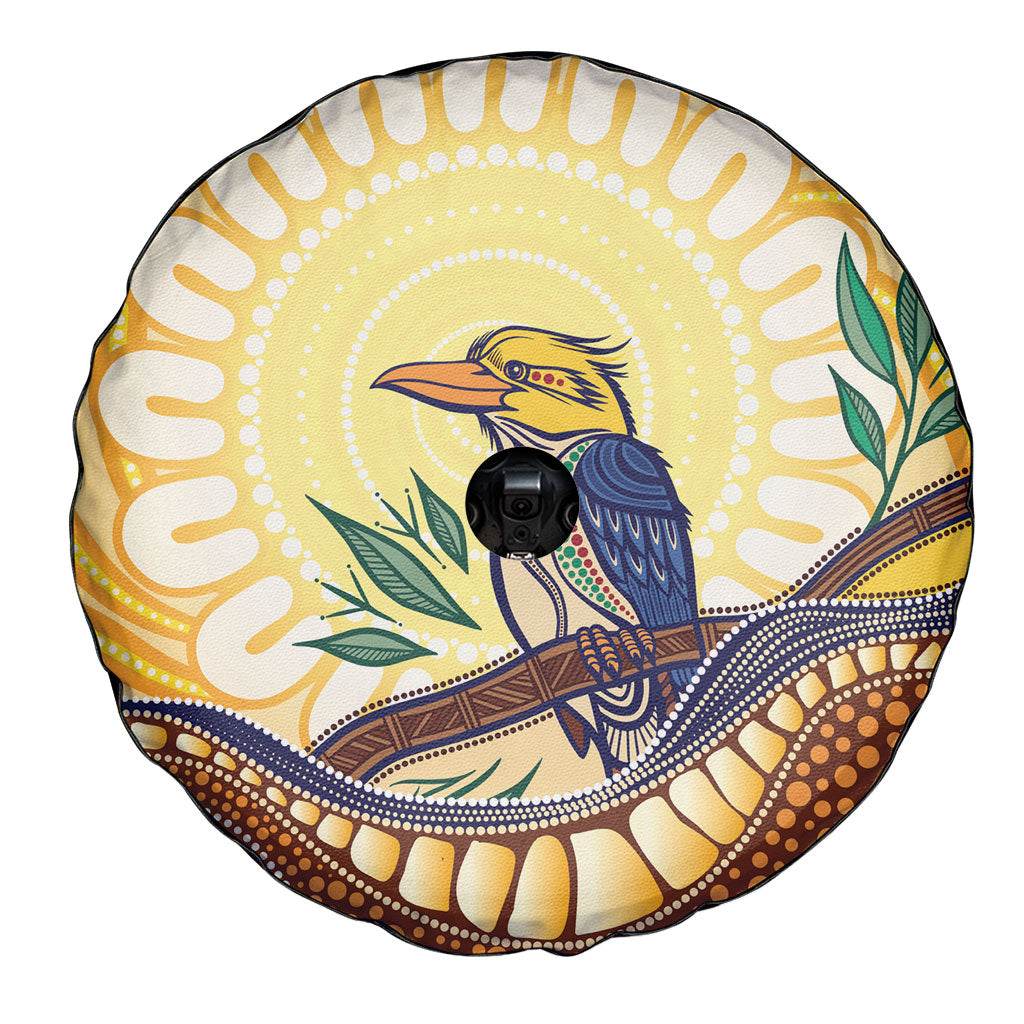 Kookaburra Australia Indigenous Art Spare Tire Cover