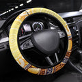Kookaburra Australia Indigenous Art Steering Wheel Cover