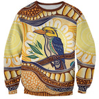 Kookaburra Australia Indigenous Art Sweatshirt