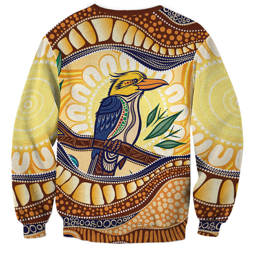 Kookaburra Australia Indigenous Art Sweatshirt
