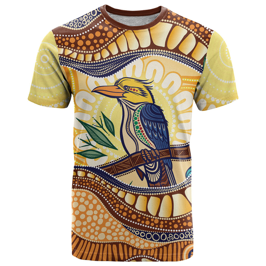 Kookaburra Australia Indigenous Art T Shirt