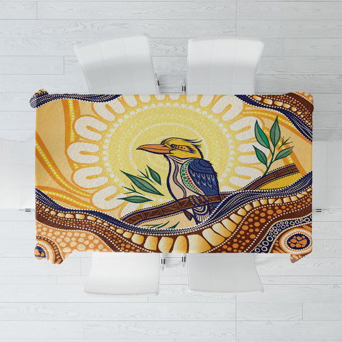 Kookaburra Australia Indigenous Art Tablecloth