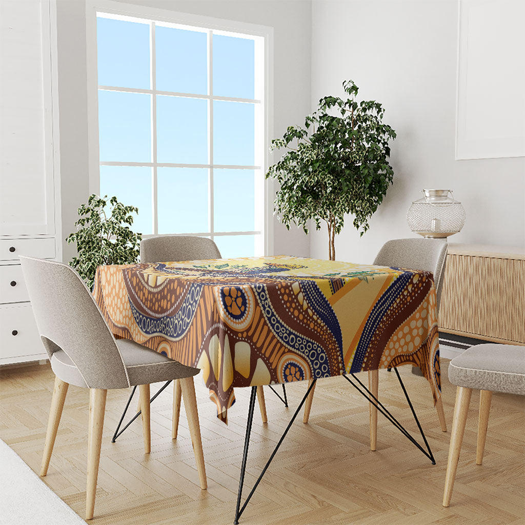 Kookaburra Australia Indigenous Art Tablecloth