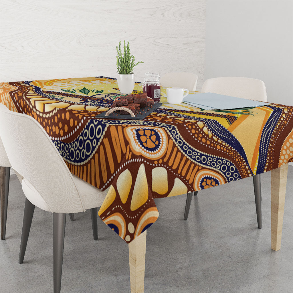 Kookaburra Australia Indigenous Art Tablecloth