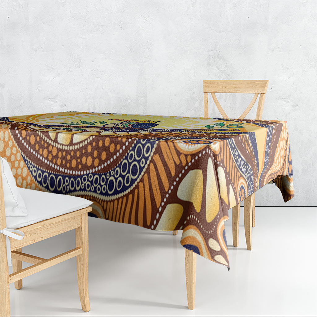 Kookaburra Australia Indigenous Art Tablecloth