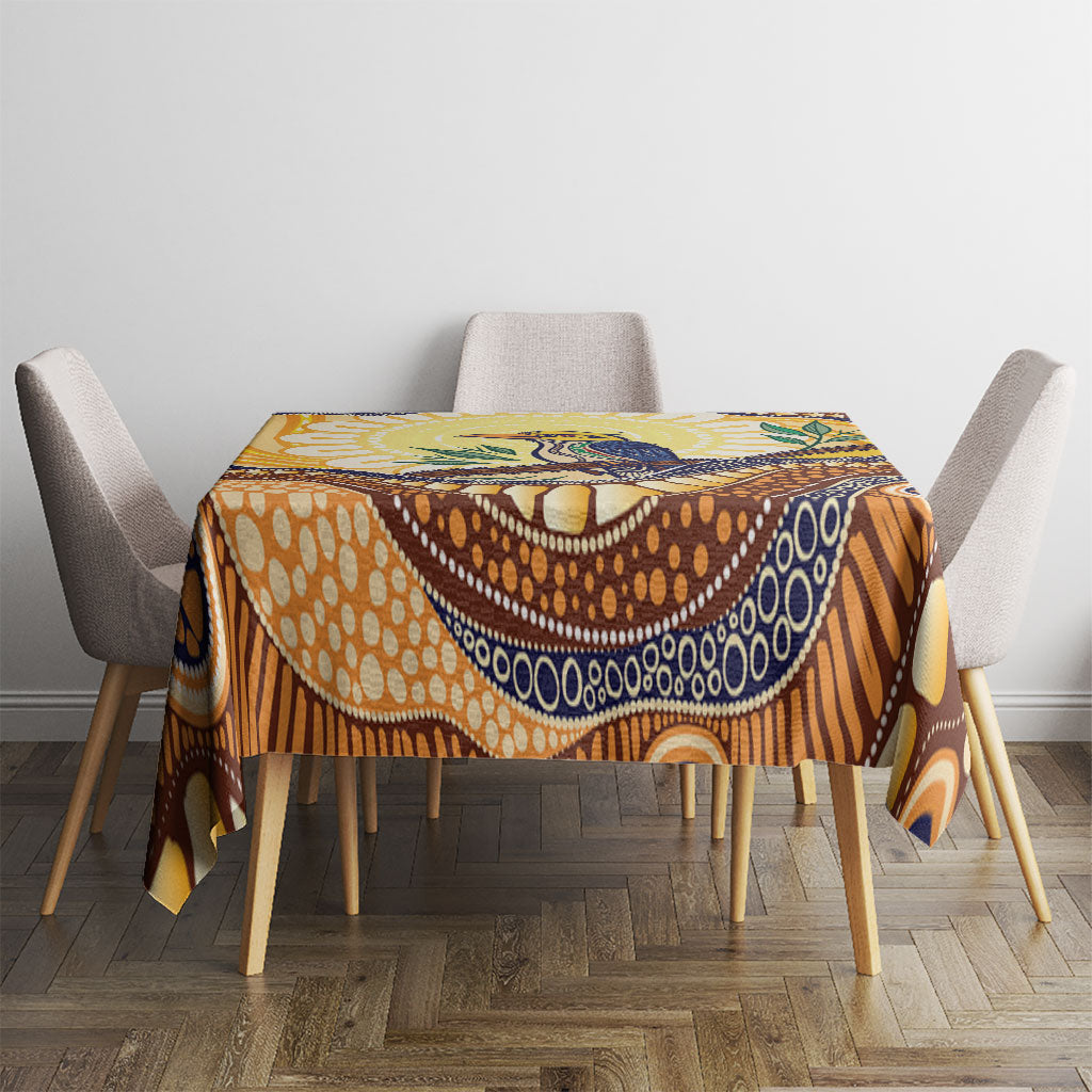 Kookaburra Australia Indigenous Art Tablecloth