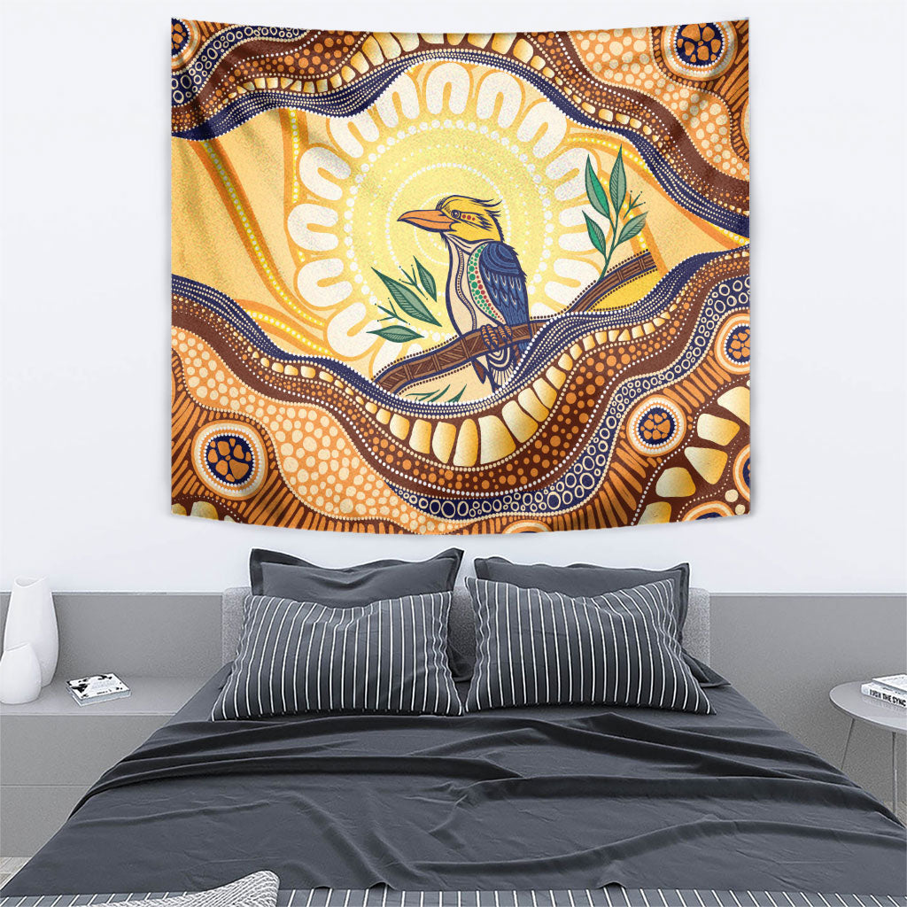 Kookaburra Australia Indigenous Art Tapestry