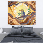 Kookaburra Australia Indigenous Art Tapestry