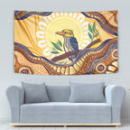 Kookaburra Australia Indigenous Art Tapestry