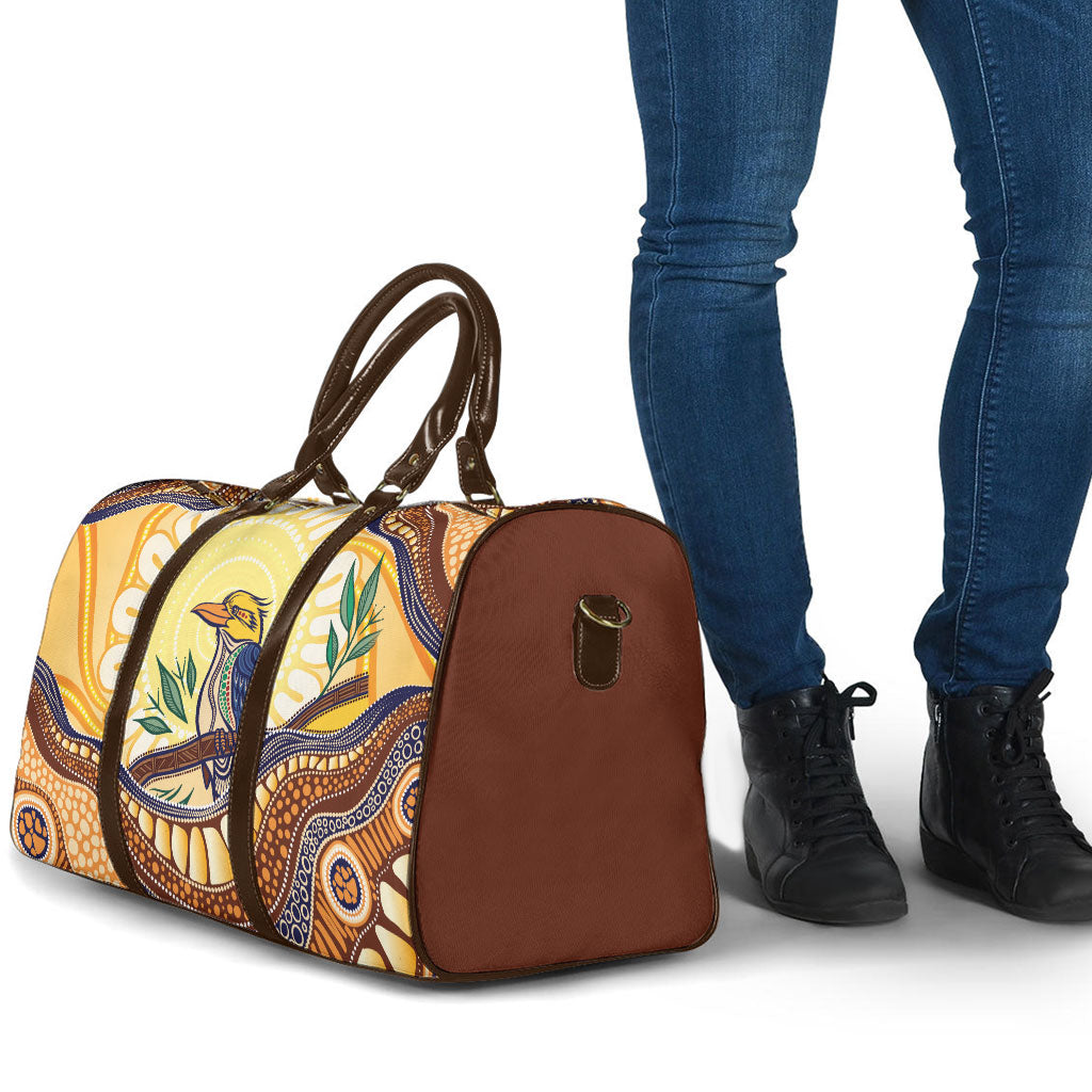 Kookaburra Australia Indigenous Art Travel Bag