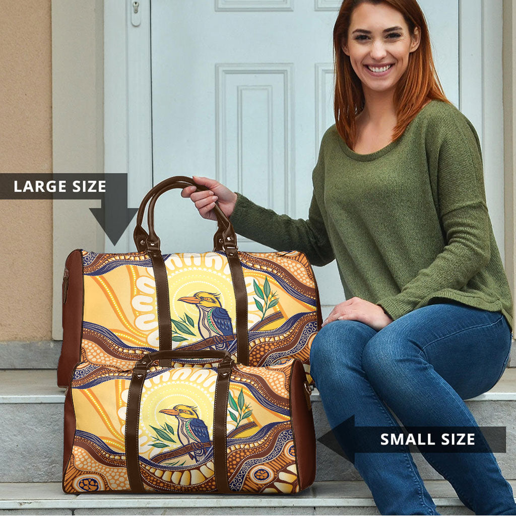 Kookaburra Australia Indigenous Art Travel Bag