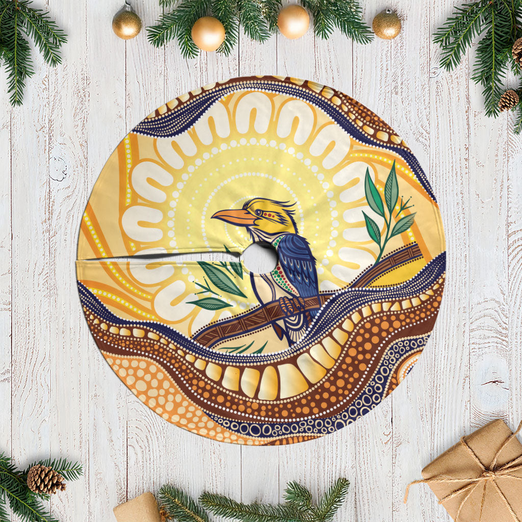 Kookaburra Australia Indigenous Art Tree Skirt