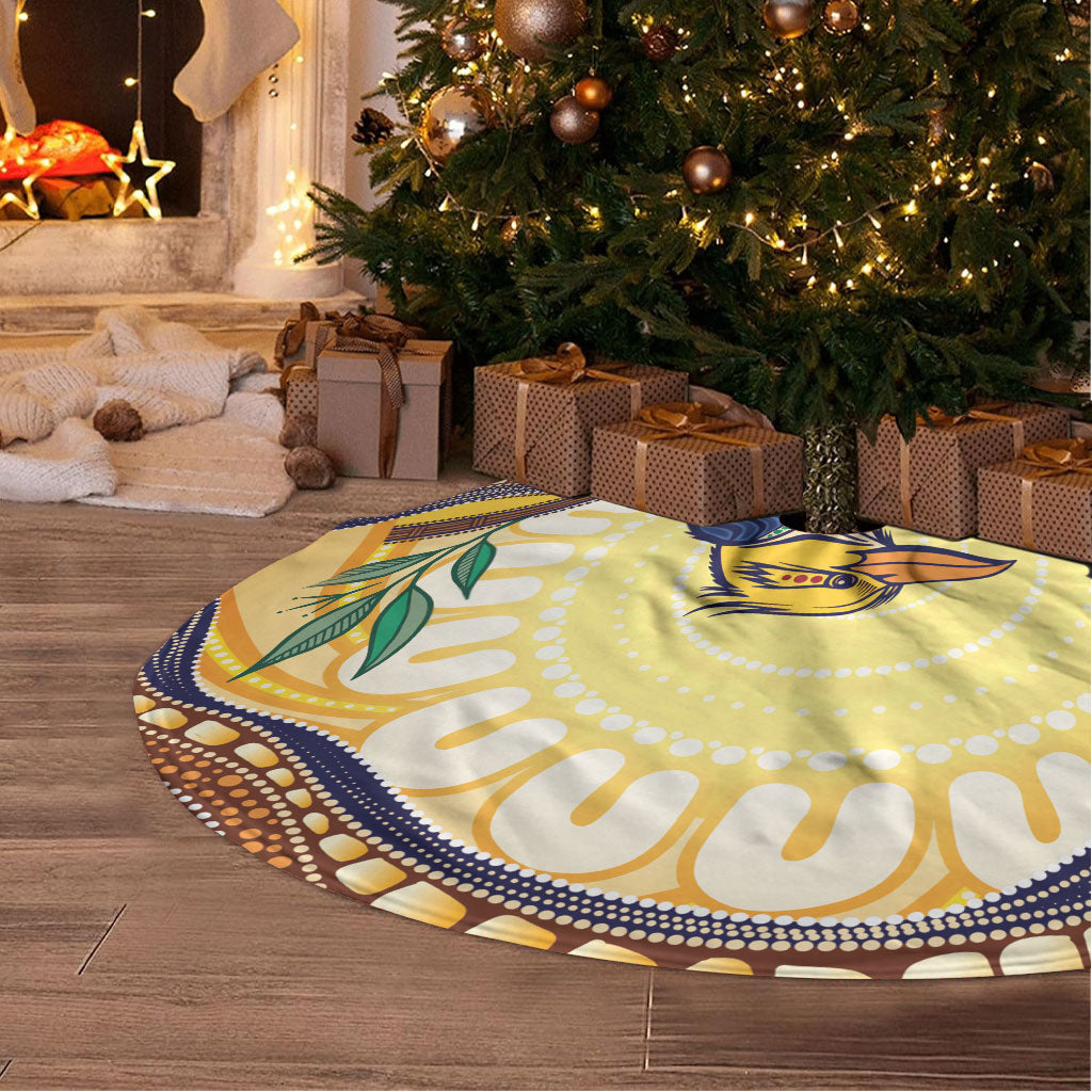 Kookaburra Australia Indigenous Art Tree Skirt