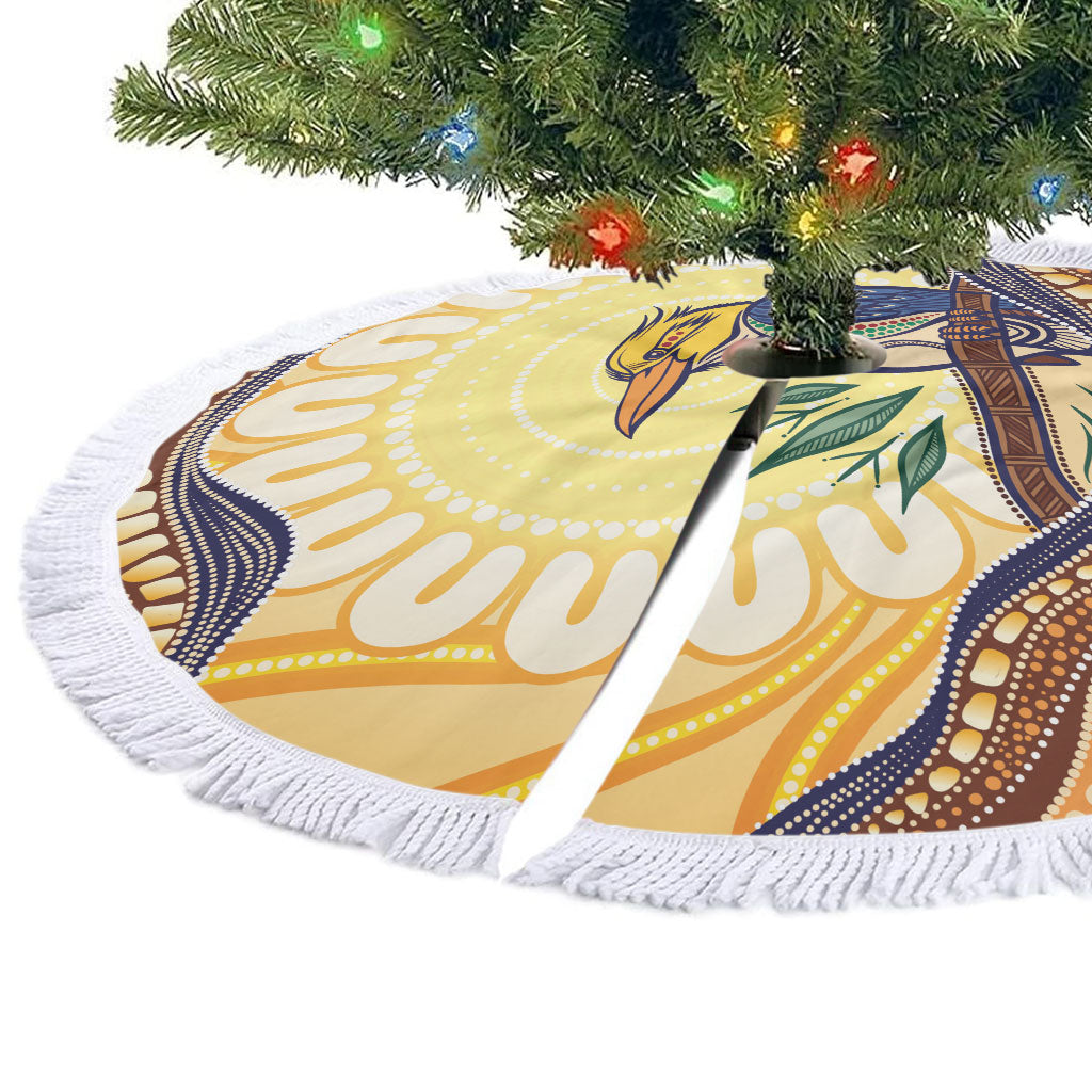 Kookaburra Australia Indigenous Art Tree Skirt