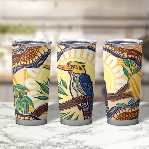Kookaburra Australia Indigenous Art Tumbler Cup
