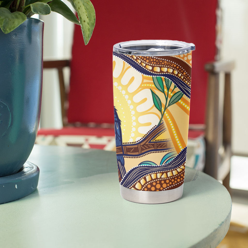 Kookaburra Australia Indigenous Art Tumbler Cup