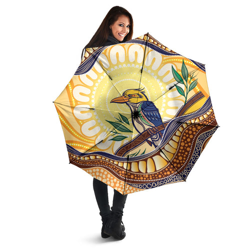 Kookaburra Australia Indigenous Art Umbrella
