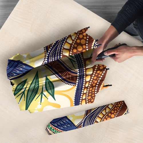 Kookaburra Australia Indigenous Art Umbrella