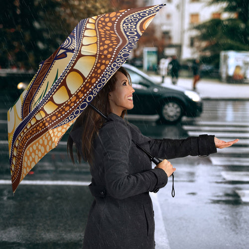 Kookaburra Australia Indigenous Art Umbrella
