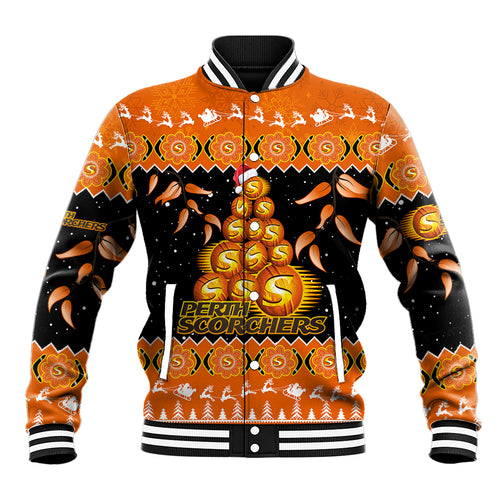 perth-scorchers-cricket-christmas-baseball-jacket-merry-xmas-2023-indigenous-art