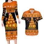 perth-scorchers-cricket-christmas-couples-matching-long-sleeve-bodycon-dress-and-hawaiian-shirt-merry-xmas-2023-indigenous-art